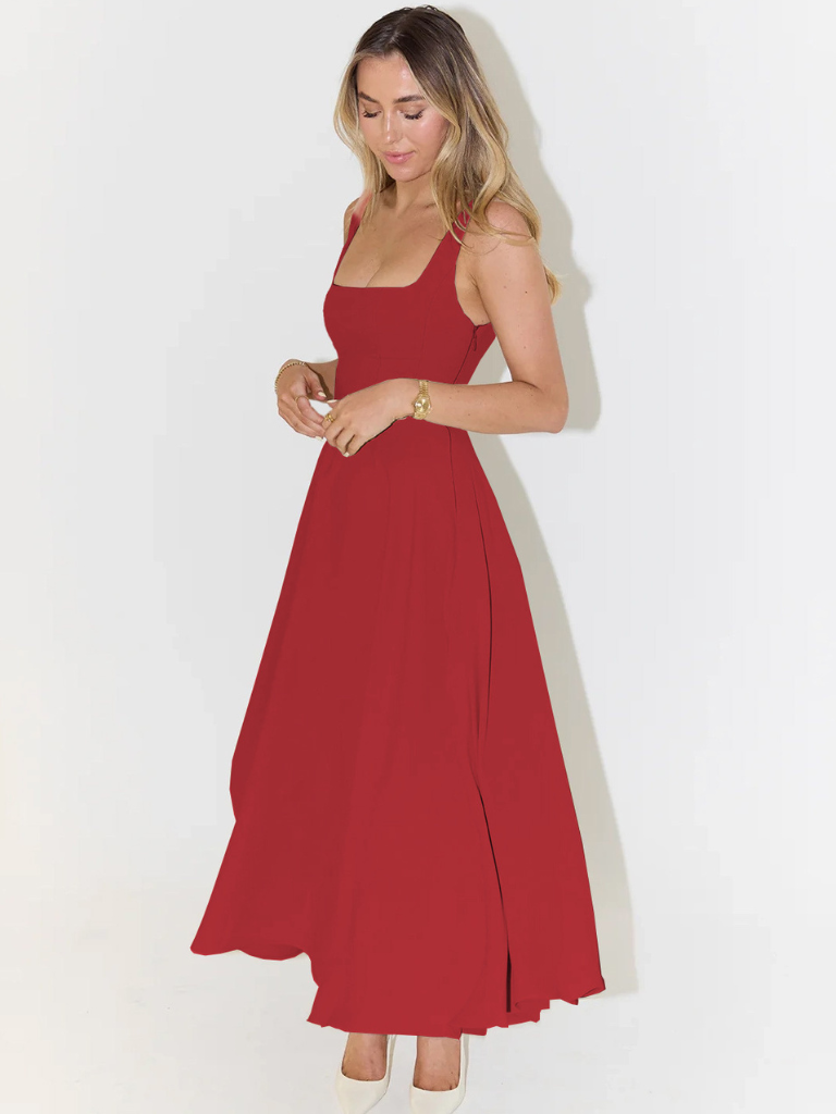 Tanya | Klassisches Midi-Kleid