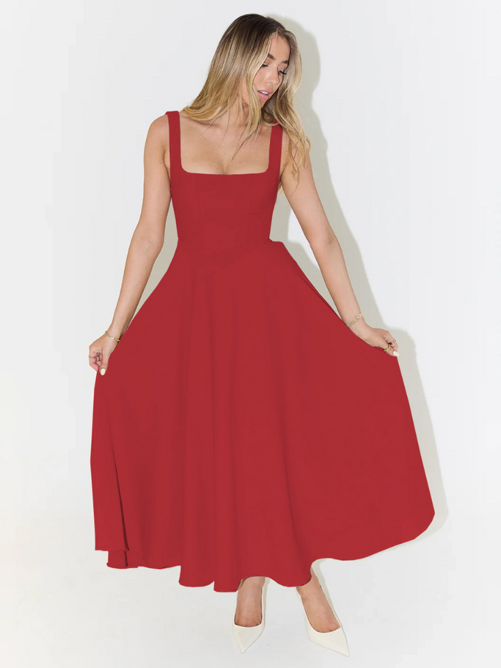 Tanya | Klassisches Midi-Kleid
