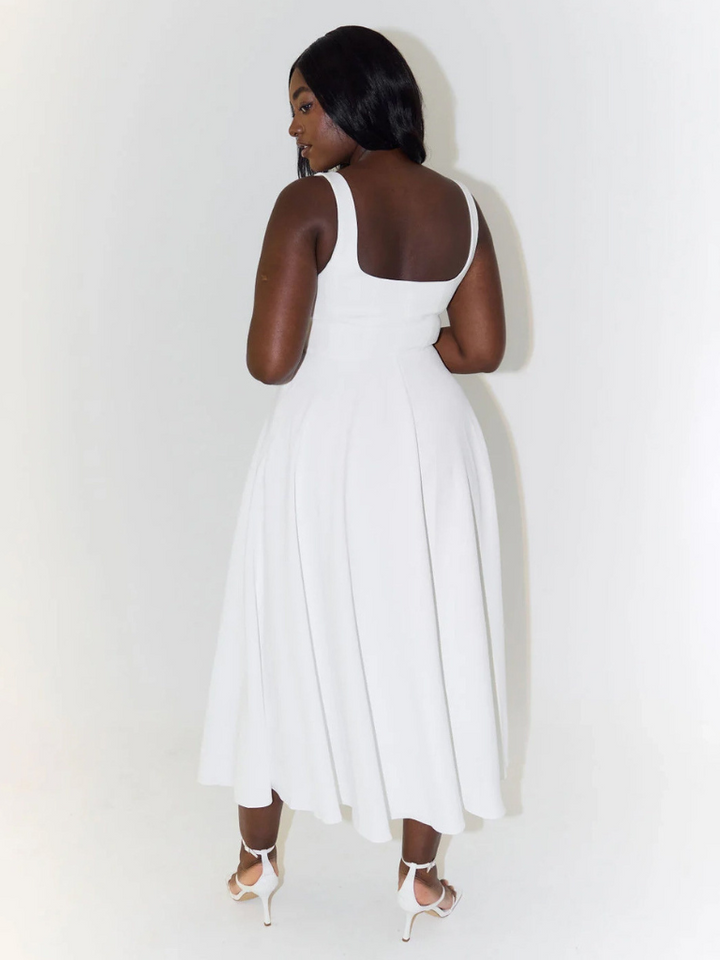 Tanya | Klassisches Midi-Kleid