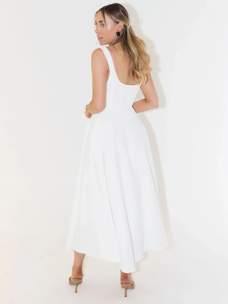 Tanya | Klassisches Midi-Kleid
