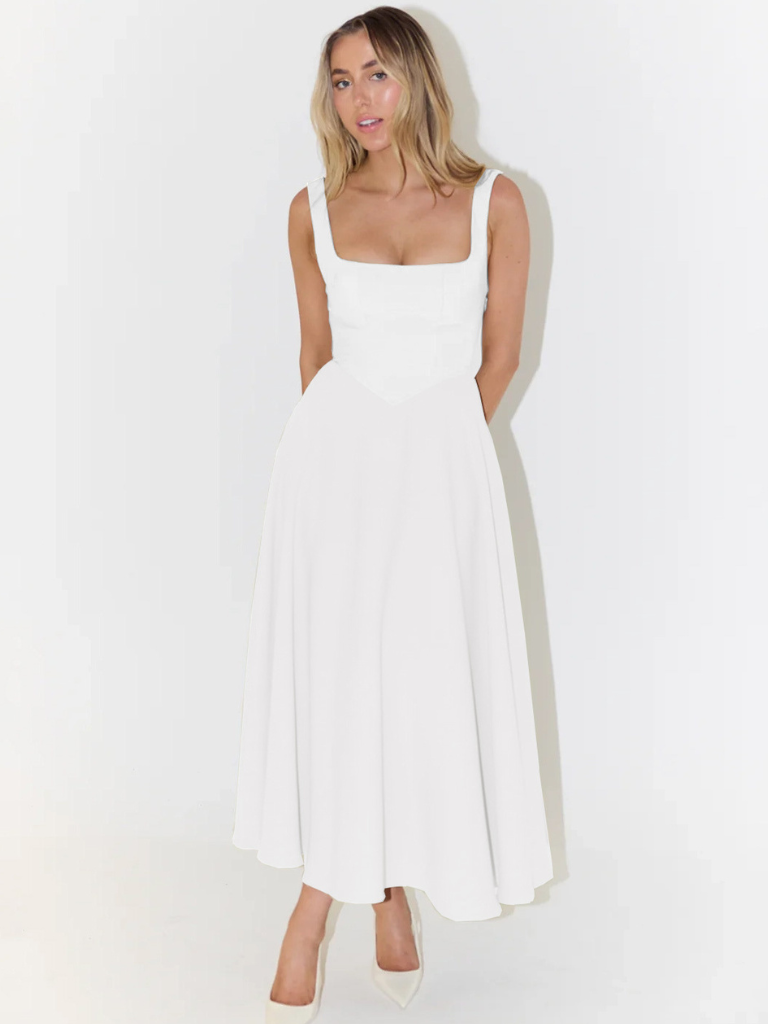 Scarlet | Elegantes Maxikleid in A-Linie