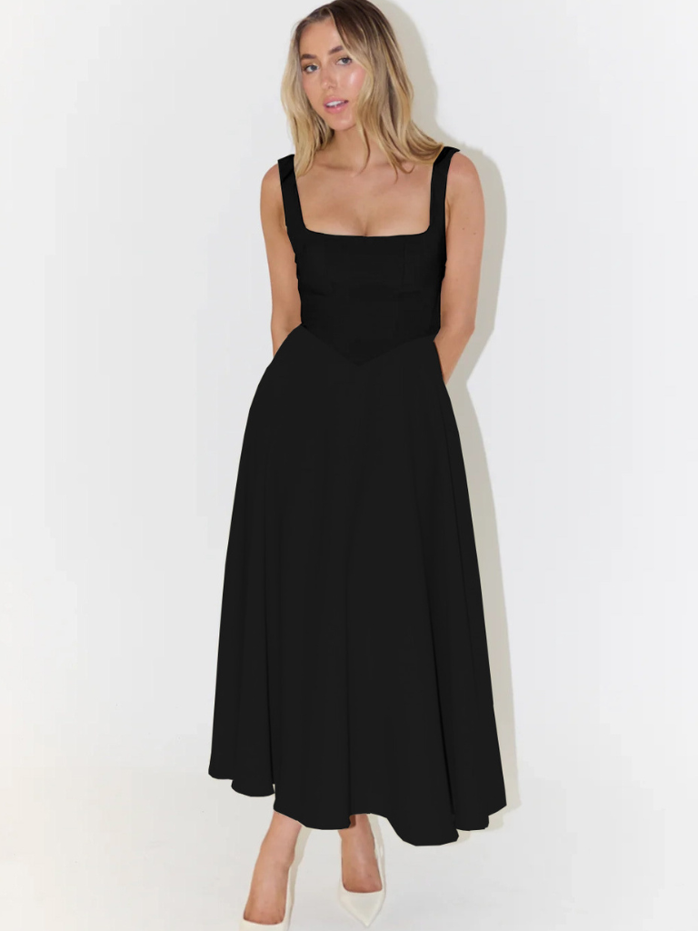 Scarlet | Elegantes Maxikleid in A-Linie