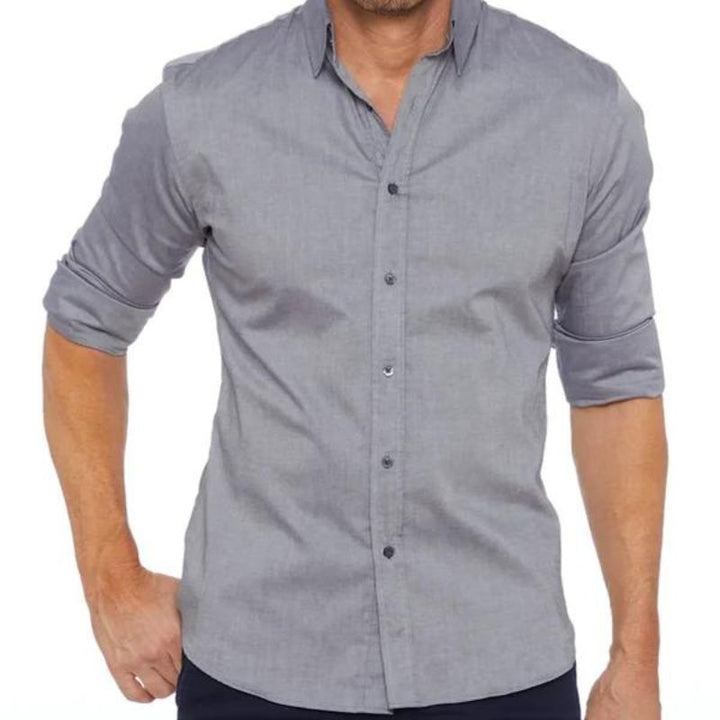 Ronan | Knitterfreies Shirt mit Reißverschluss