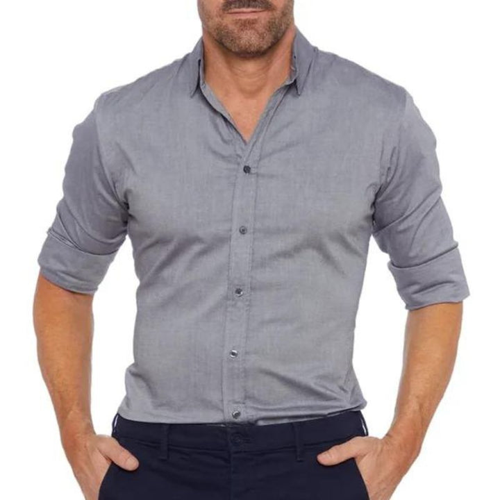 Ronan | Knitterfreies Shirt mit Reißverschluss