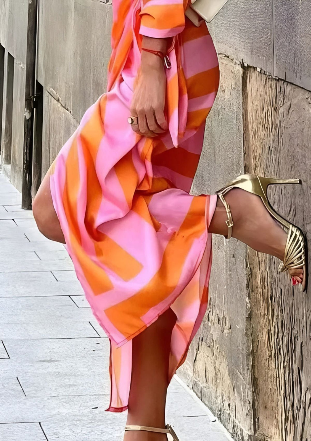 Lianaz | Wickelkleid mit Druck