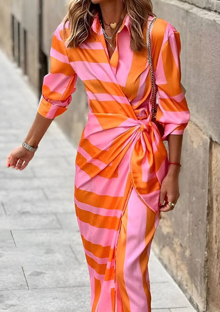 Lianaz | Wickelkleid mit Druck