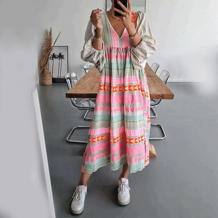 Wrenlee | Bequemes Boho-Kleid
