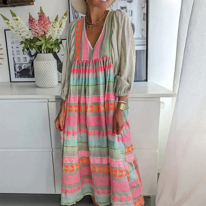 Wrenlee | Bequemes Boho-Kleid