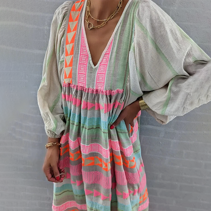 Wrenlee | Bequemes Boho-Kleid