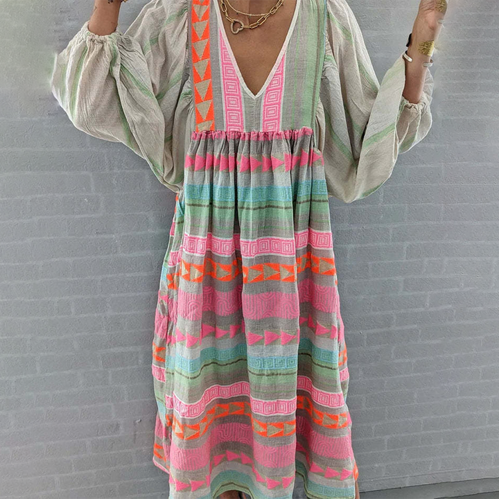 Wrenlee | Bequemes Boho-Kleid