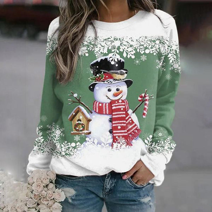 Amalia - Weihnachts Schneemann Pullover