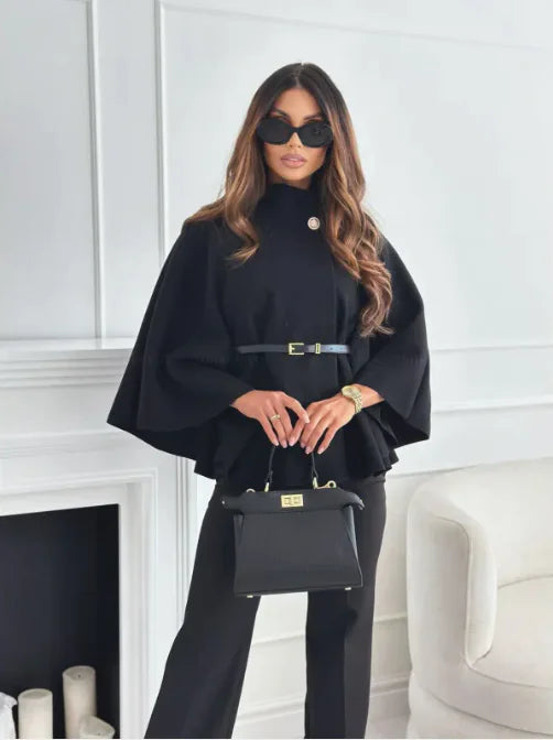 Ria | Mantel Mit Eng Anliegendem Bund