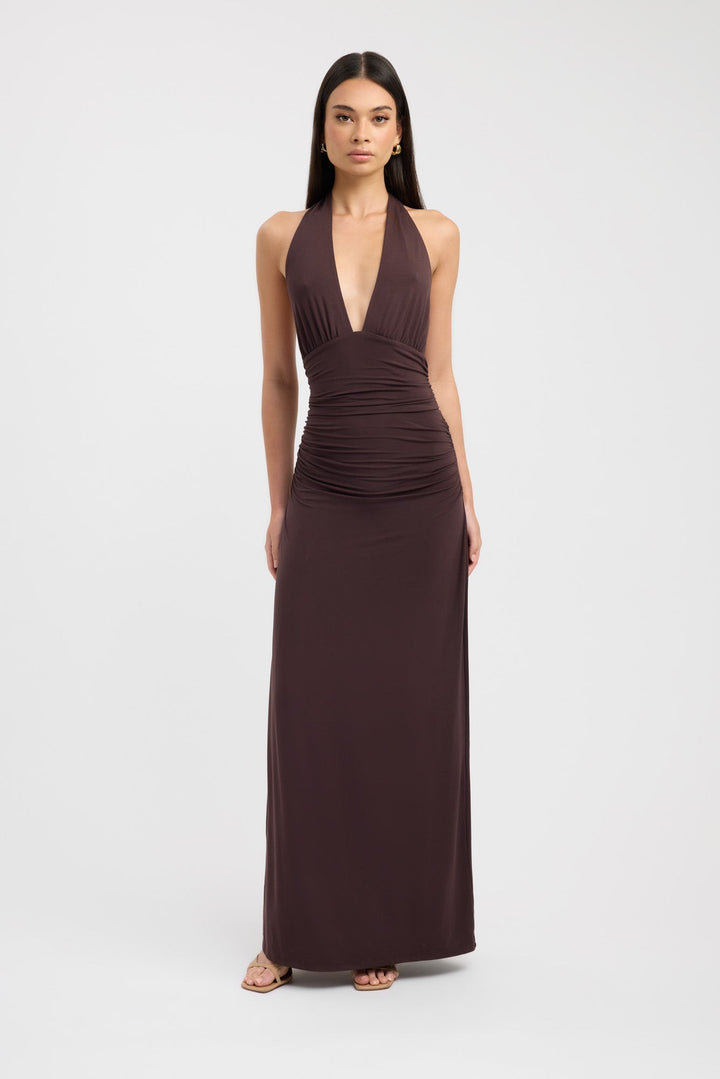Juliana | Elegantes Maxikleid mit Neckholder