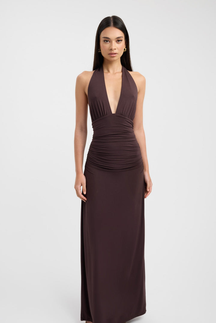 Juliana | Elegantes Maxikleid mit Neckholder