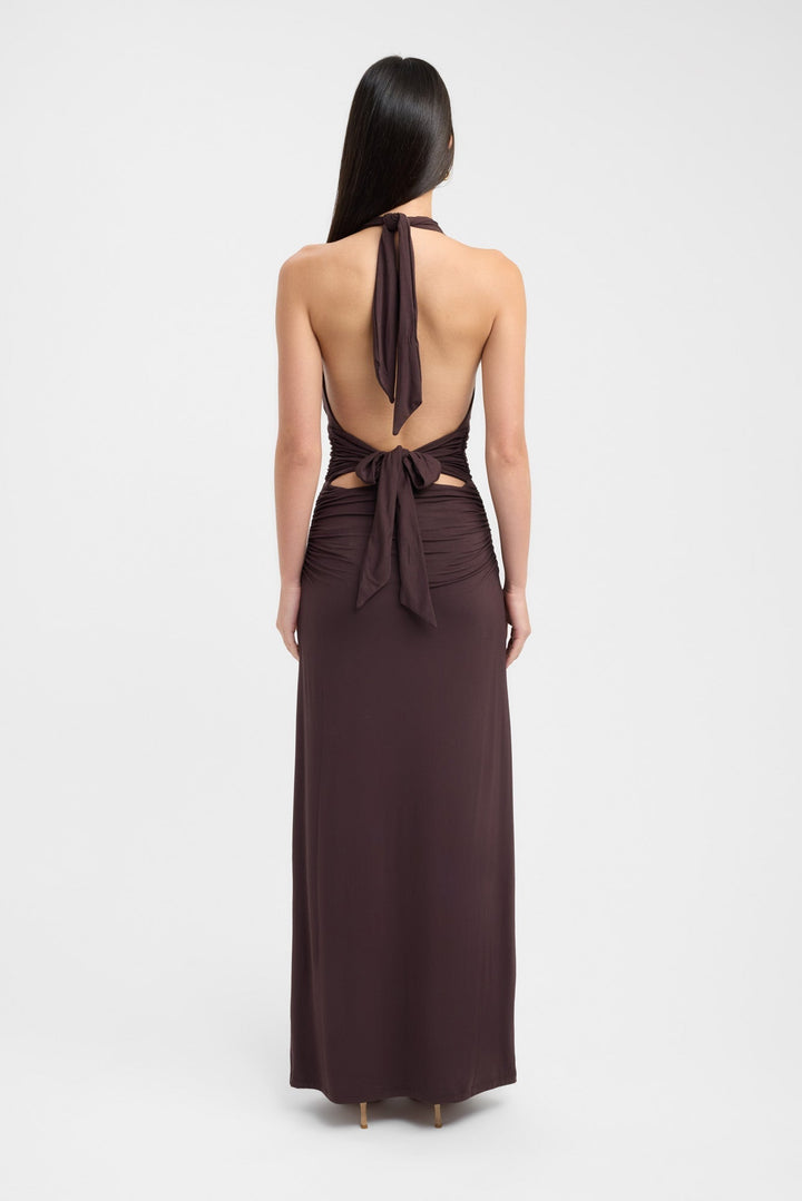 Juliana | Elegantes Maxikleid mit Neckholder