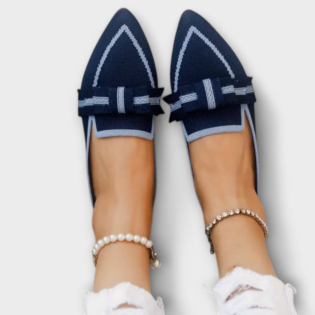 Sylviaz | Knotendes Design Flache Schuhe für Frauen