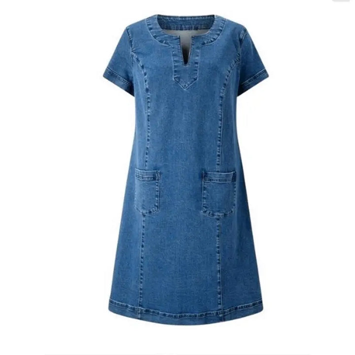 Sazhna | Weiches Denim-Kleid