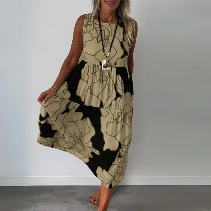 Amelian | Ärmelloses Maxikleid
