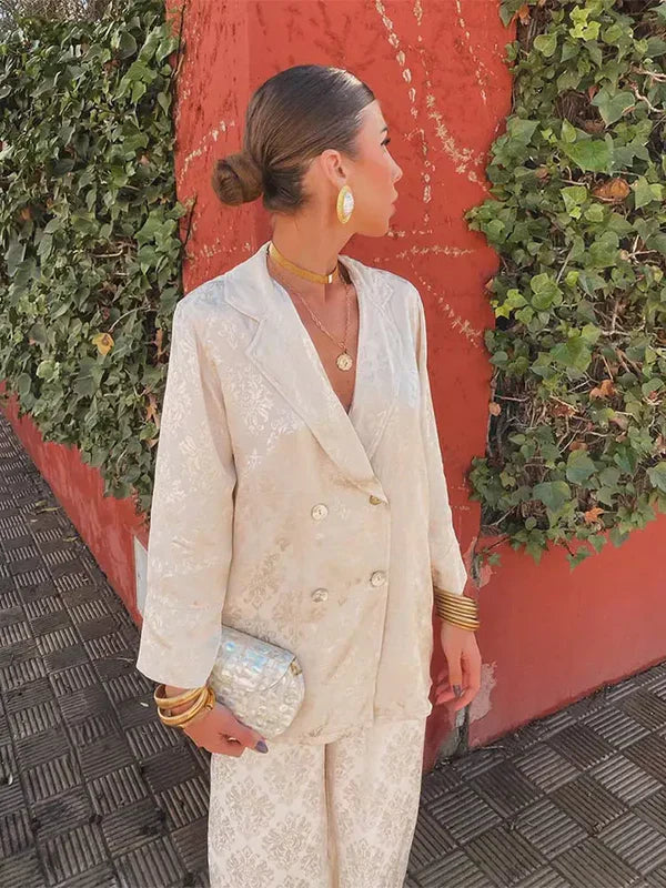 Zariah | Eleganter Jacquard-Blazer für Damen