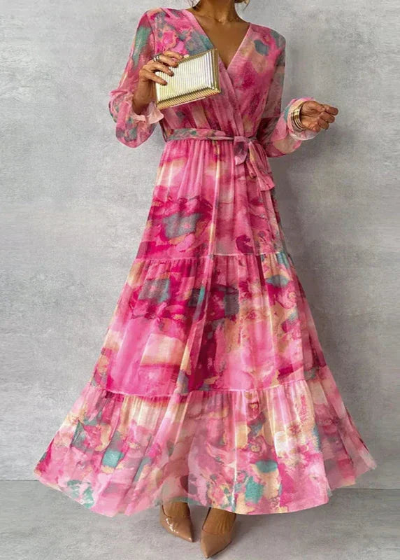 Gracia | Elegantes Florales Handgemachtes Kleid