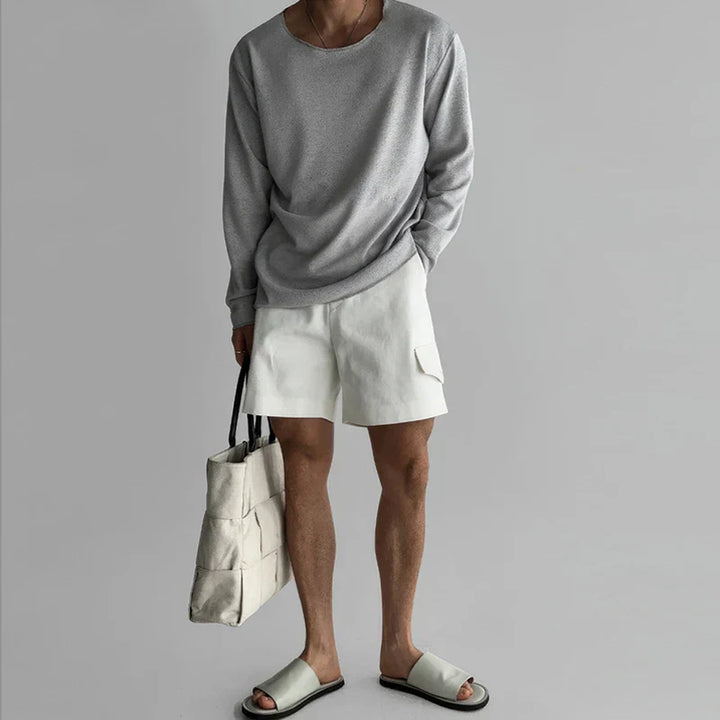 Hayes | Open-Strick T-Shirt