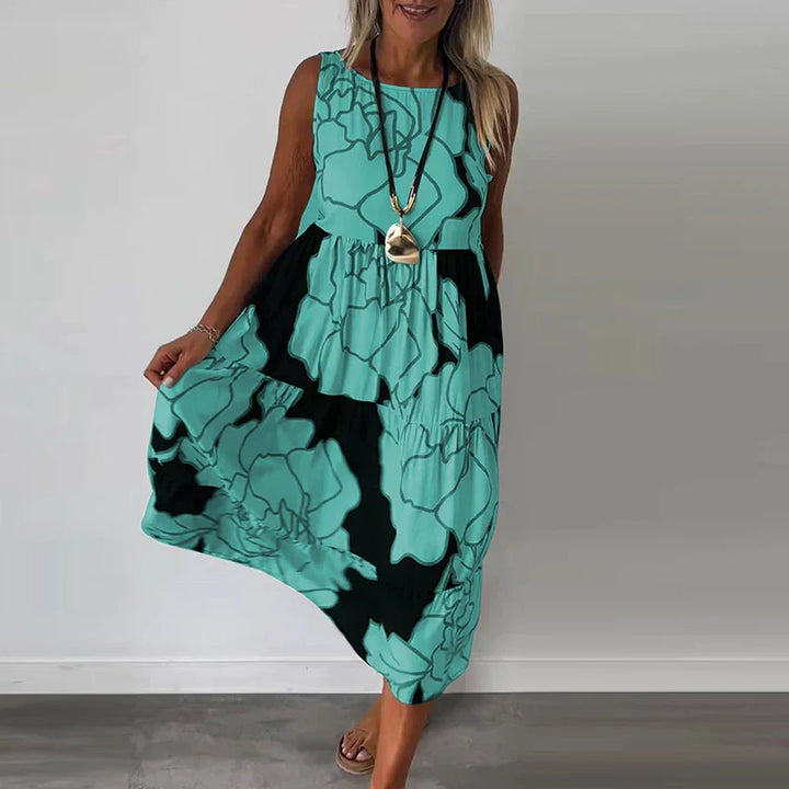Amelian | Ärmelloses Maxikleid