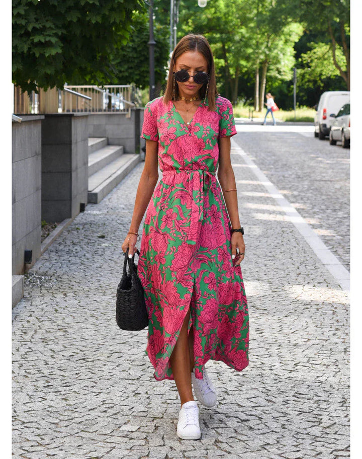 Baylin | Elegantes Kleid mit V-Ausschnitt
