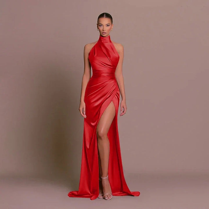 Minerva | Elegantes Schlitzkleid