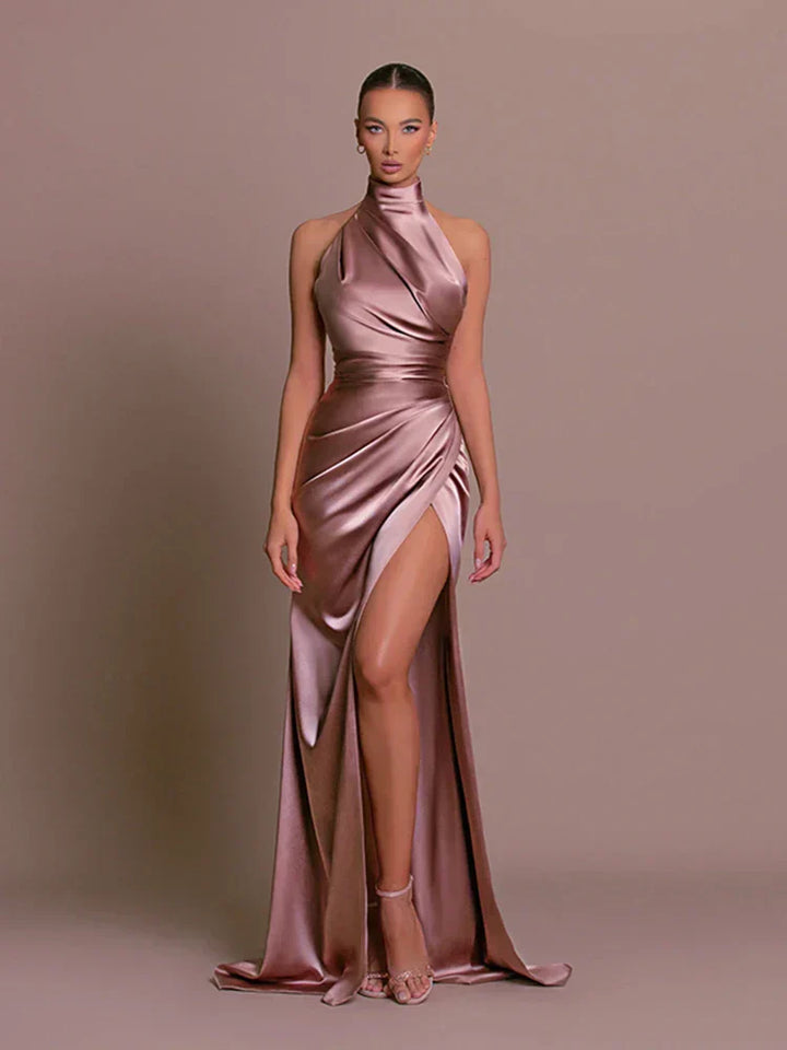 Minerva | Elegantes Schlitzkleid