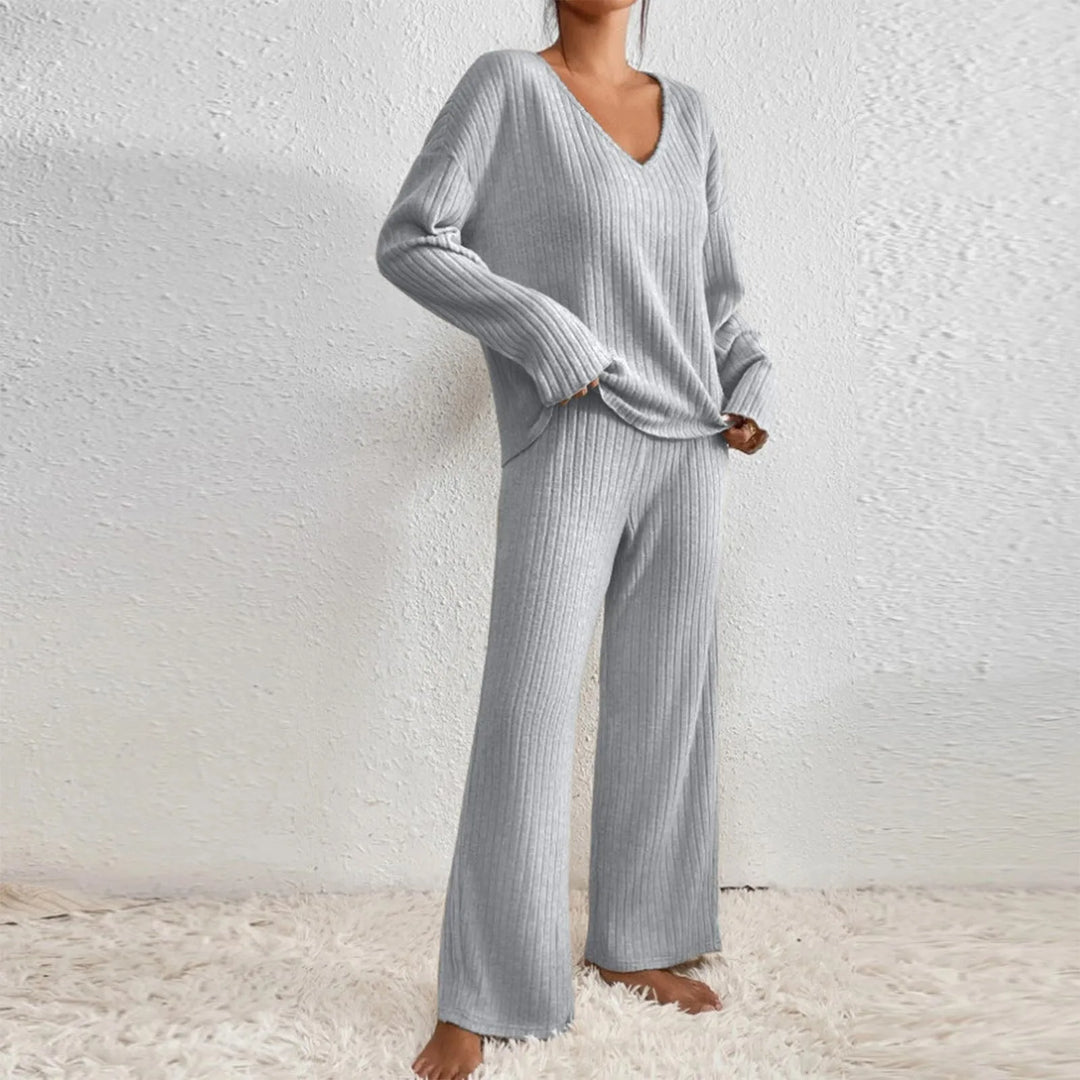Aloysia | Geripptes Zweiteiliges Set