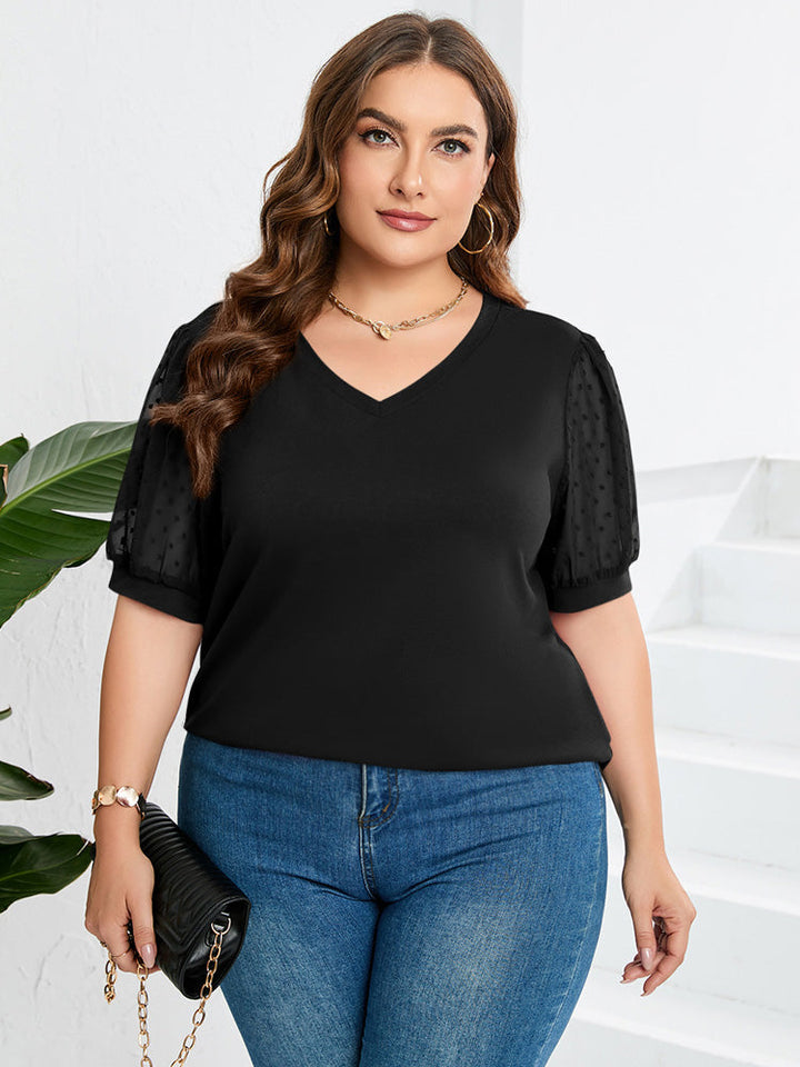Rhea | Elegantes Puffärmel-Top