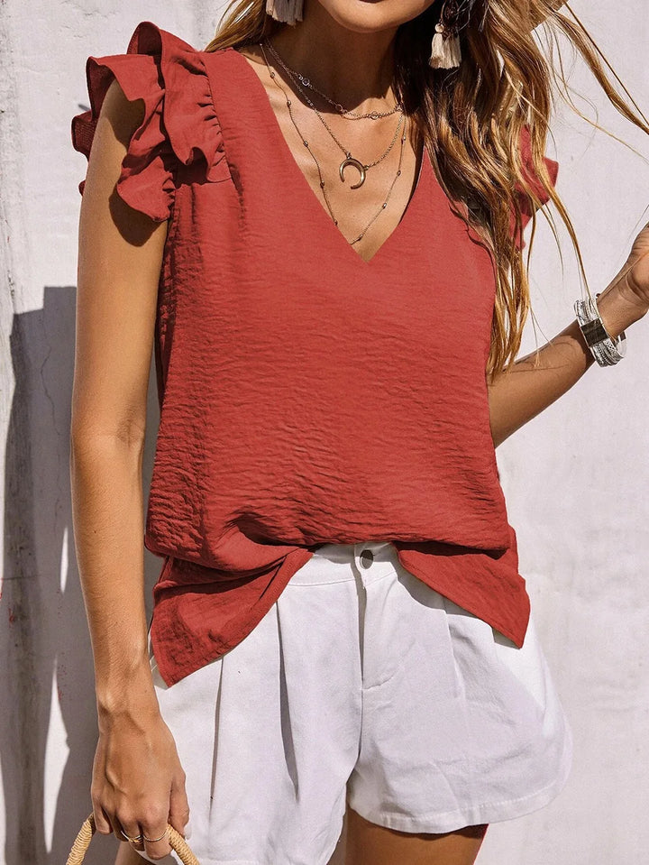 Mariella | Verspieltes Rüschenshirt für den Sommer