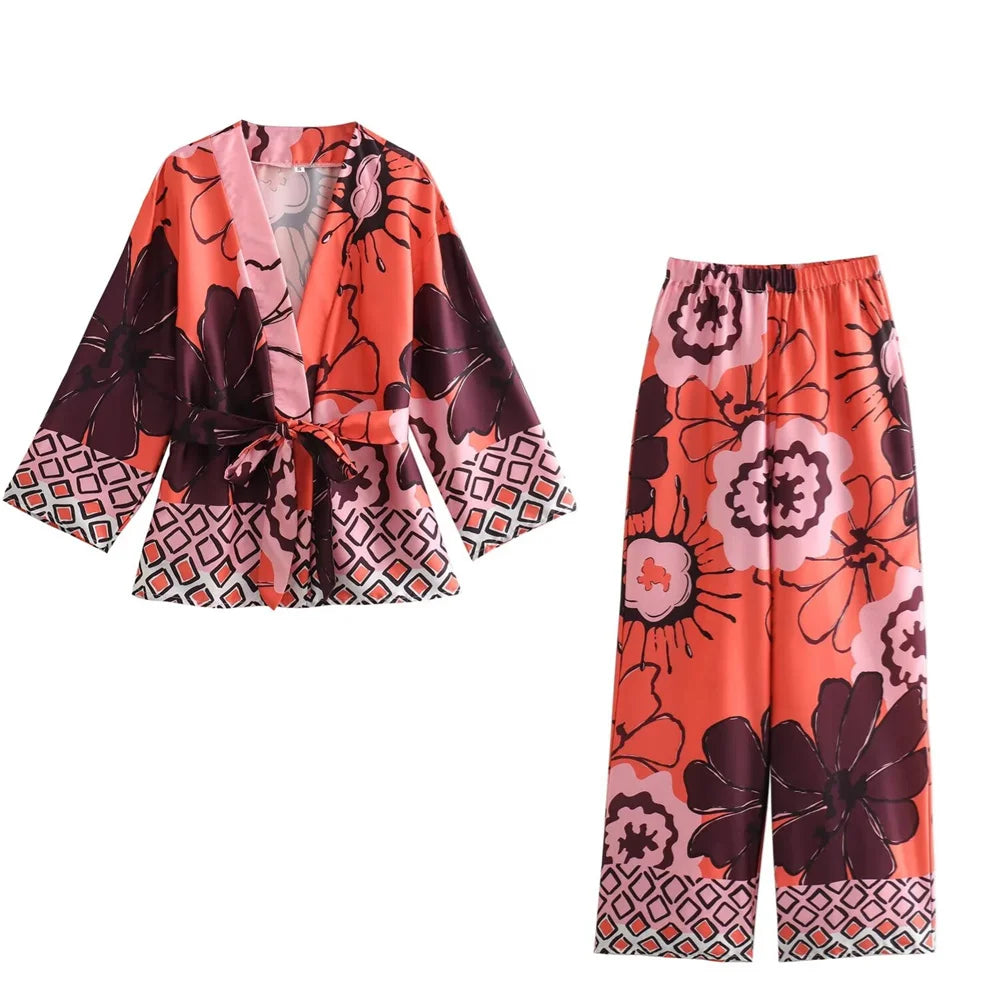 Dorothy | Modernes bedrucktes Damen-Set