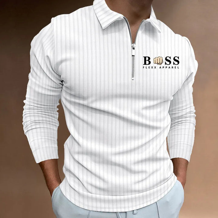 Jeffrey | Langärmliges Poloshirt