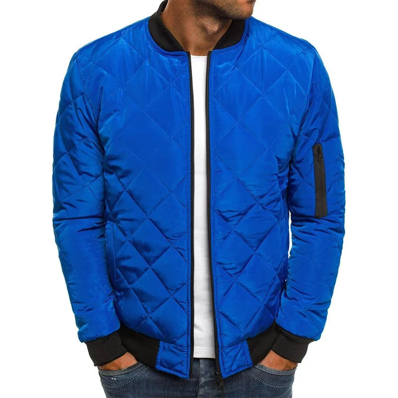 Dovie | Bequeme Jacke mit Rautenmuster