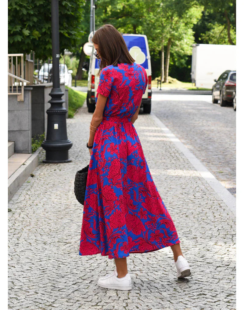 Baylin | Elegantes Kleid mit V-Ausschnitt