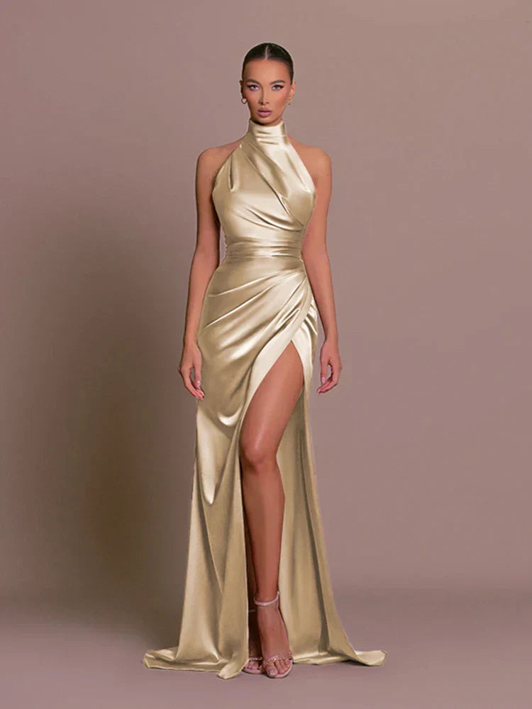 Minerva | Elegantes Schlitzkleid