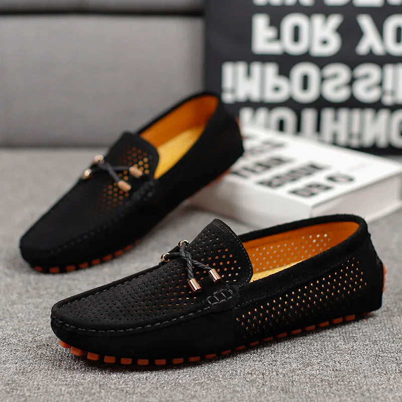 Ruther | Atmungsaktive Herrenschuhe aus Leder