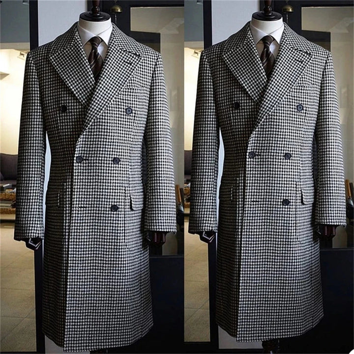 Gerbert | Trenchcoat mit Hahnentrittmuster