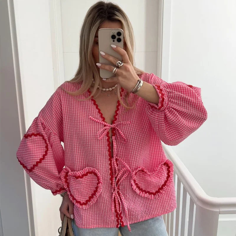 Myla | Herzbluse