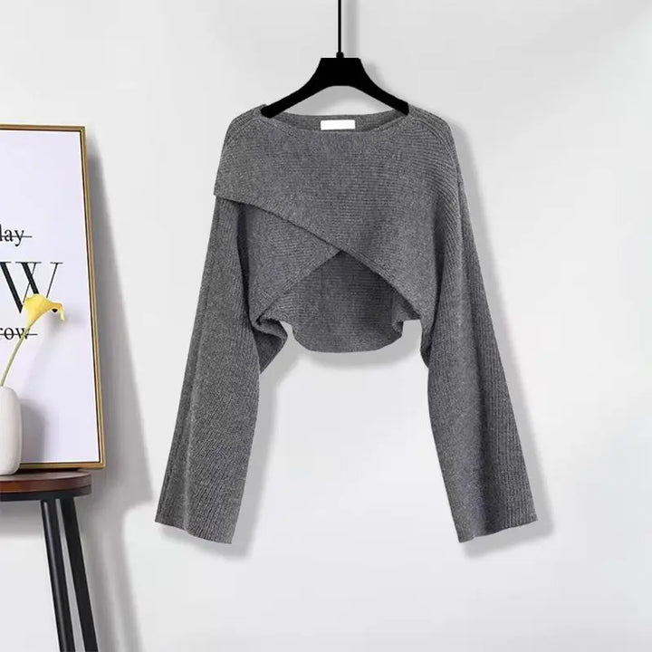 TANJA - Französisches Strick-Pullover & Rock Set