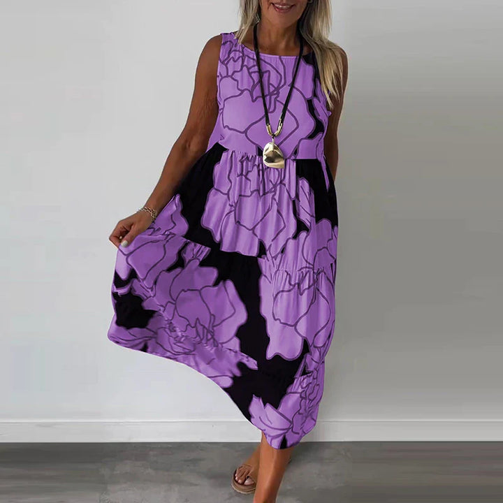 Amelian | Ärmelloses Maxikleid