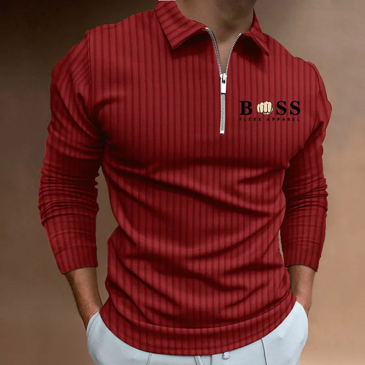 Jeffrey | Langärmliges Poloshirt