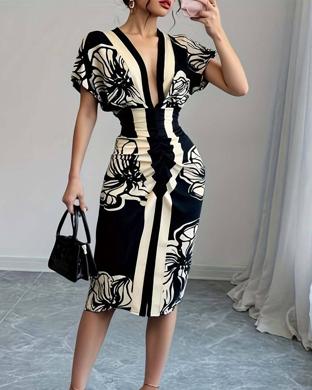 Judy  | Schickes Plisseekleid