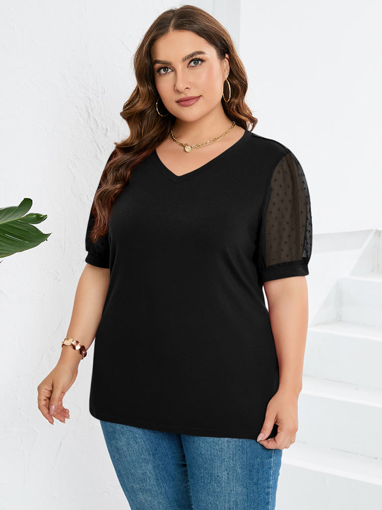 Rhea | Elegantes Puffärmel-Top