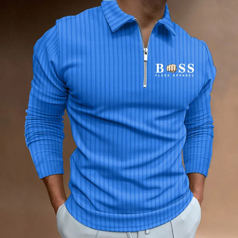 Jeffrey | Langärmliges Poloshirt