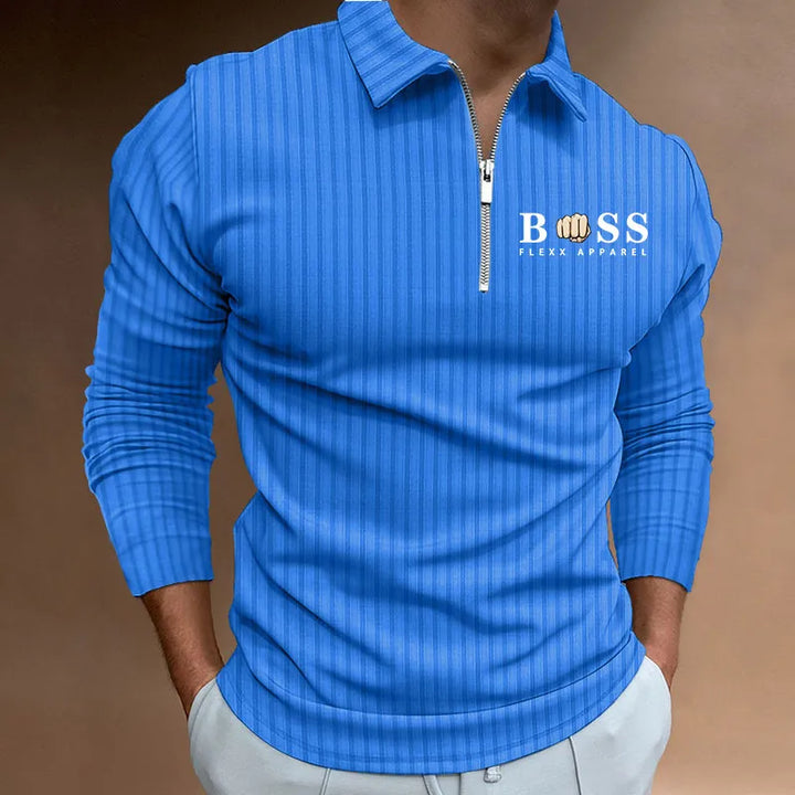 Jeffrey | Langärmliges Poloshirt