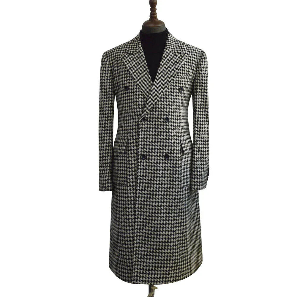 Gerbert | Trenchcoat mit Hahnentrittmuster
