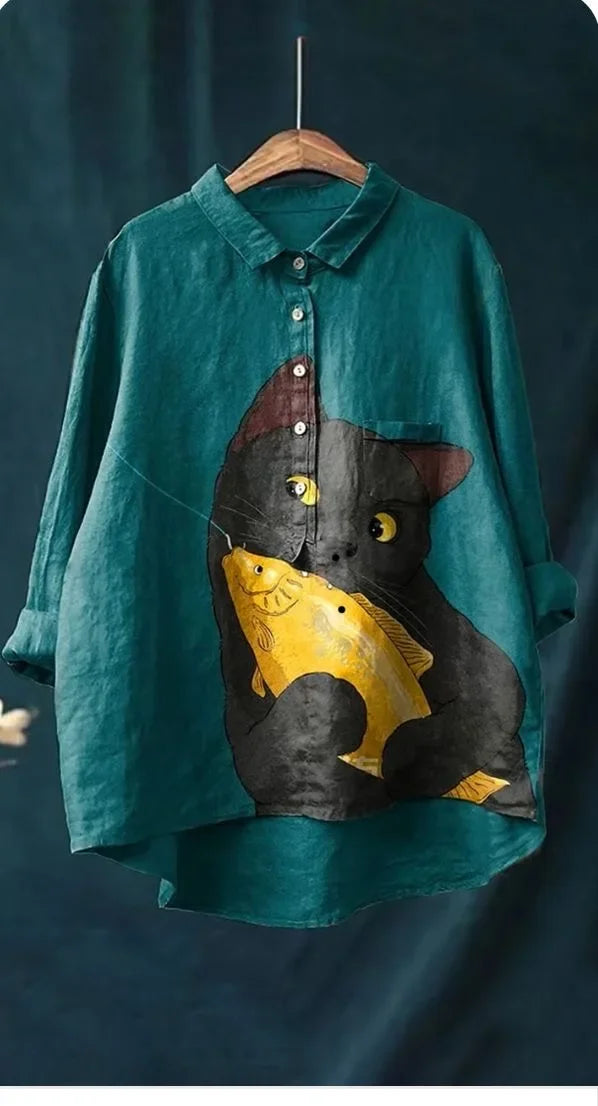 Lara | Katzenkunst T-Shirt