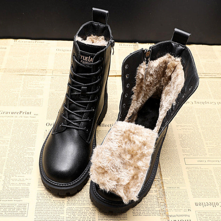 Pauleen | Schwarze Winterstiefel